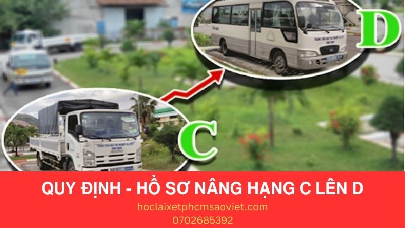 nâng bằng lái xe từ c lên d