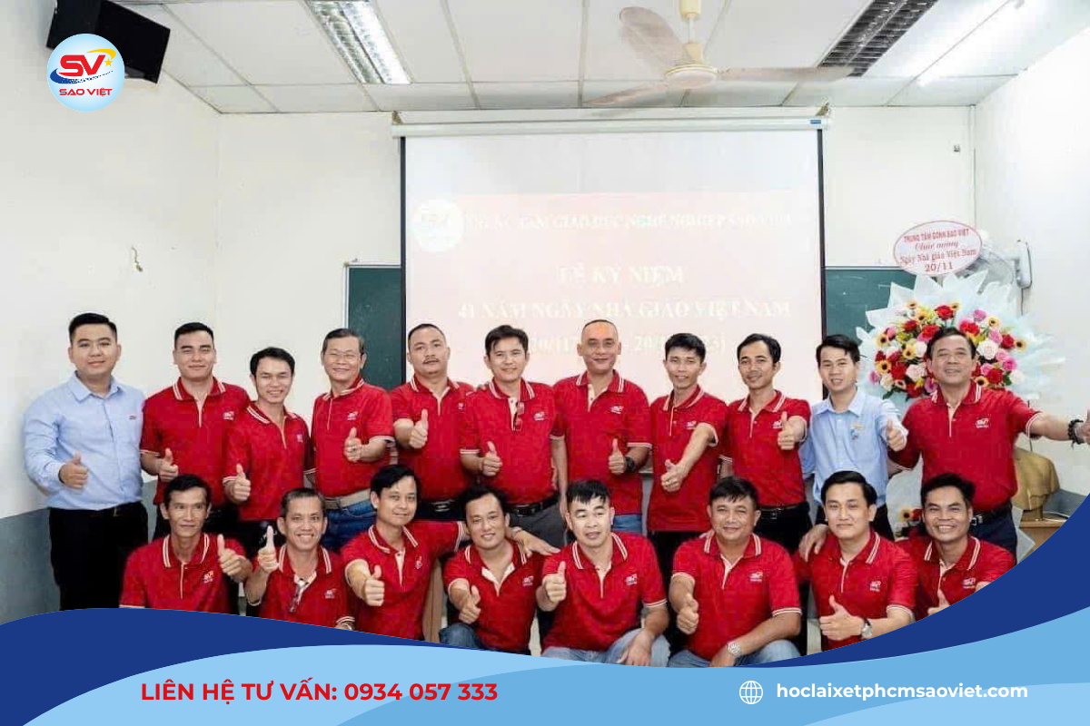 Trung tâm Sao Việt - Đơn vị dạy lái xe máy uy tín tại TPHCM