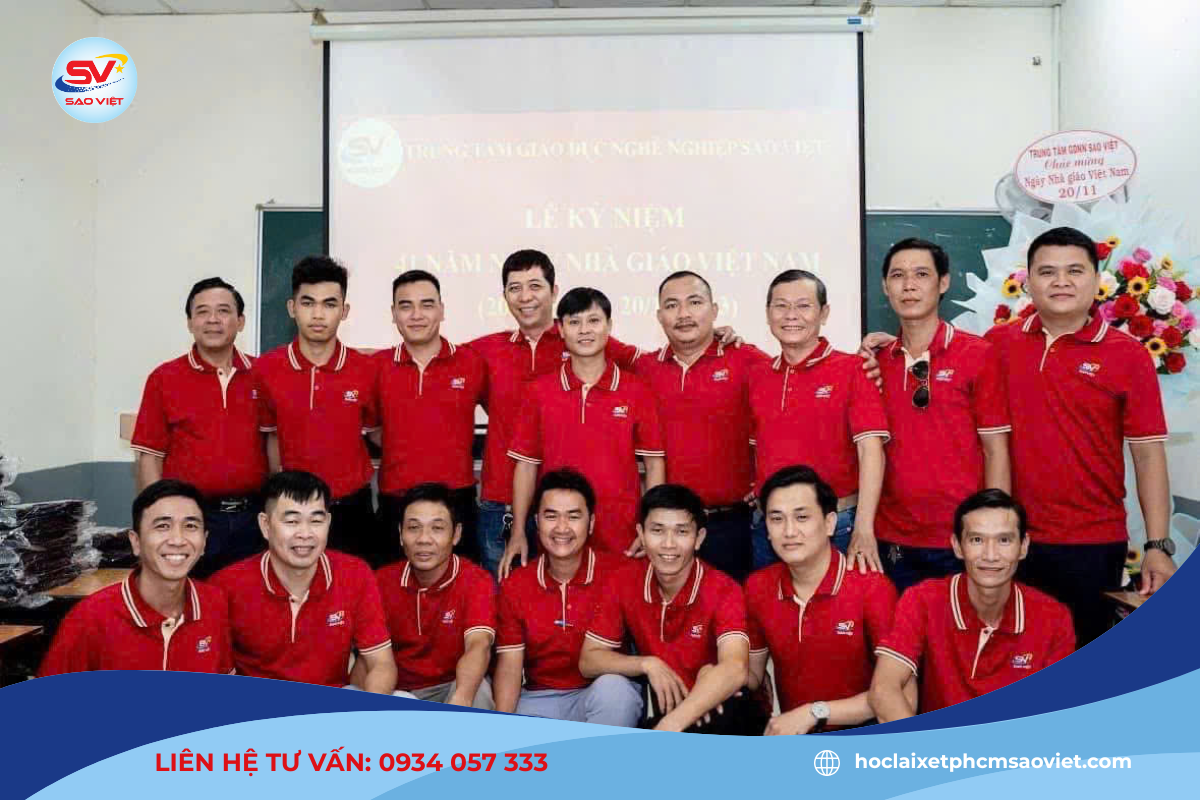 Trung tâm Sao Việt - Địa chỉ dạy lái xe B2 uy tín tại TPHCM