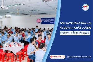 Danh sách 10 trường dạy lái xe quận 4 chất lượng, học phí tốt nhất [2026]
