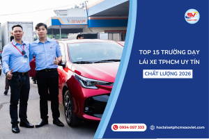 Top 15 trường dạy lái xe TPHCM uy tín, chất lượng [2026]