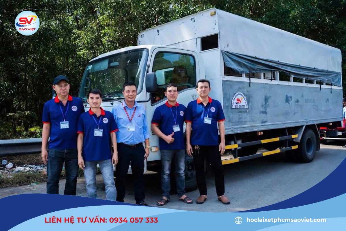 Học lái xe hạng C tại trung tâm Sao Việt