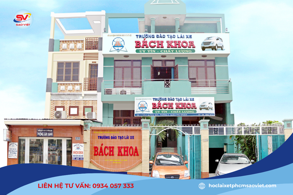 Trường đào tạo lái xe uy tín tại quận 7 - Bách Khoa